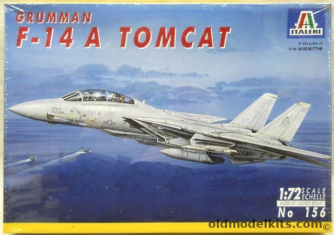 Italeri 1/72 Grumman F-14A Tomcat, 156 plastic model kit